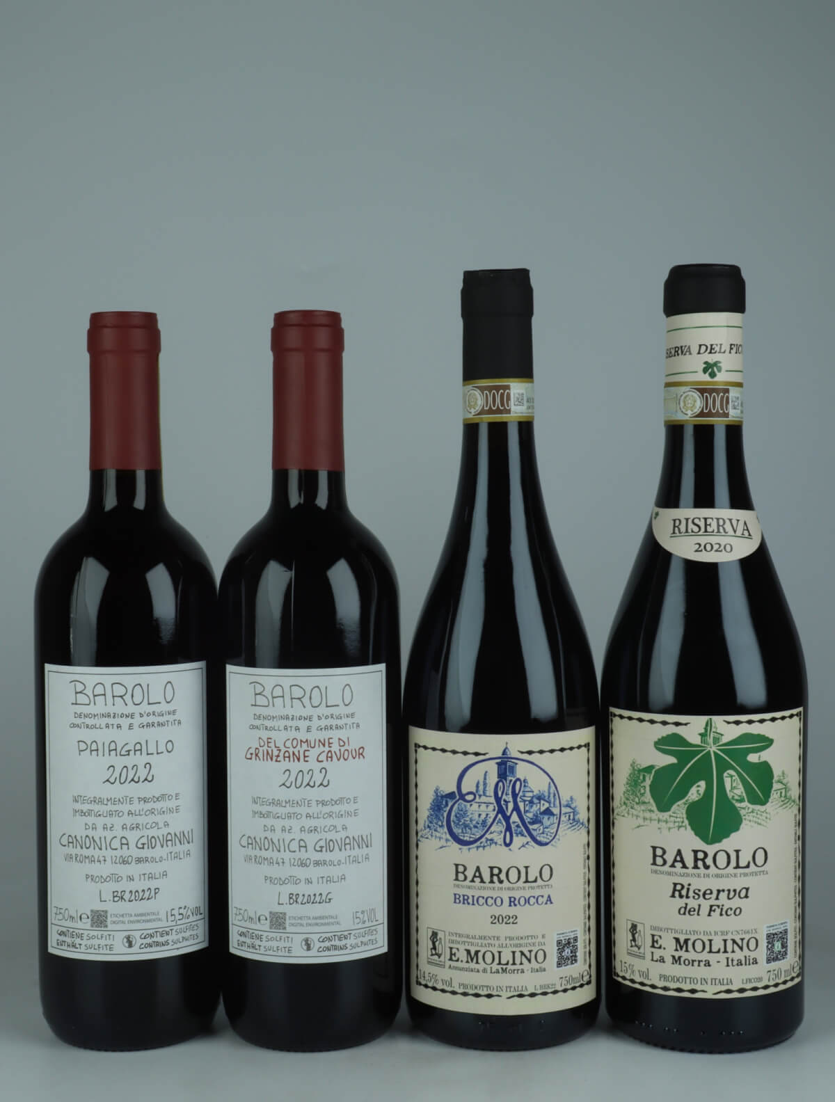 A bottle  Canonica & E. Molino  from ,  in 