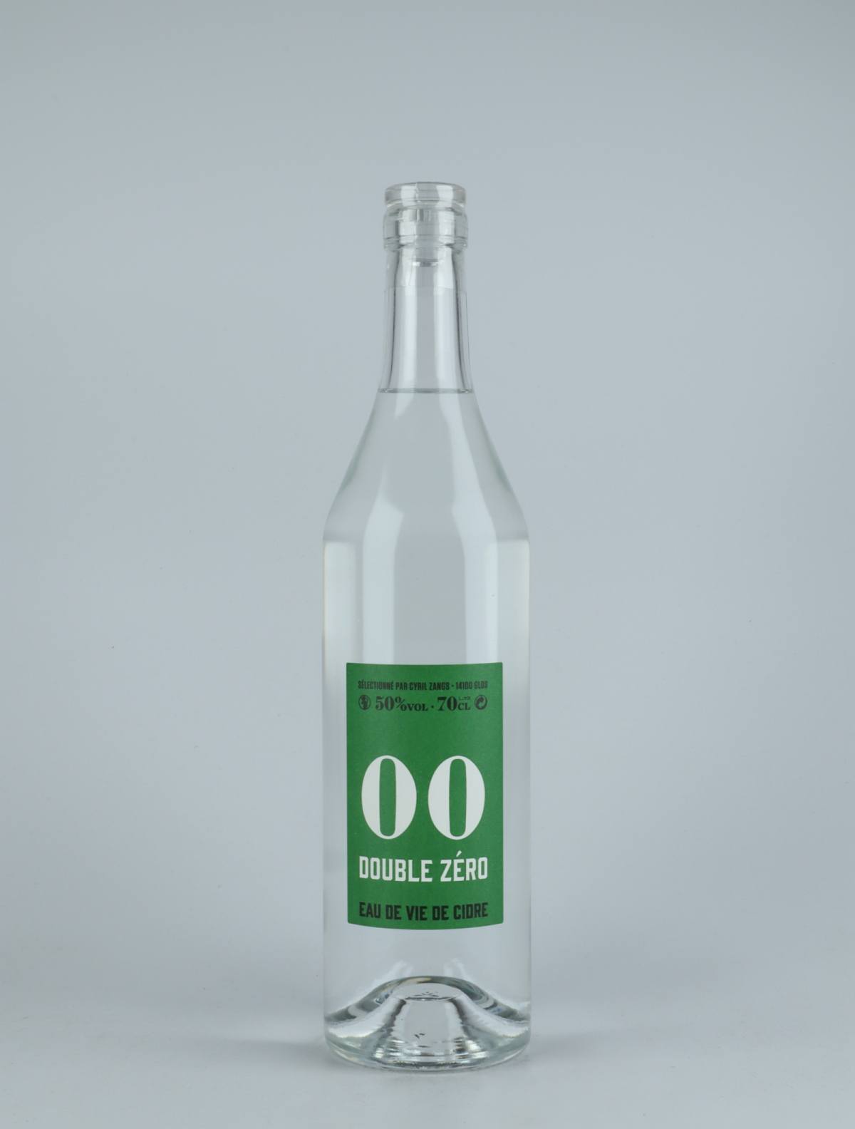 A bottle N.V. Eau de Vie de Cidre - Double Zéro Spirits from Cyril Zangs, Normandy in France