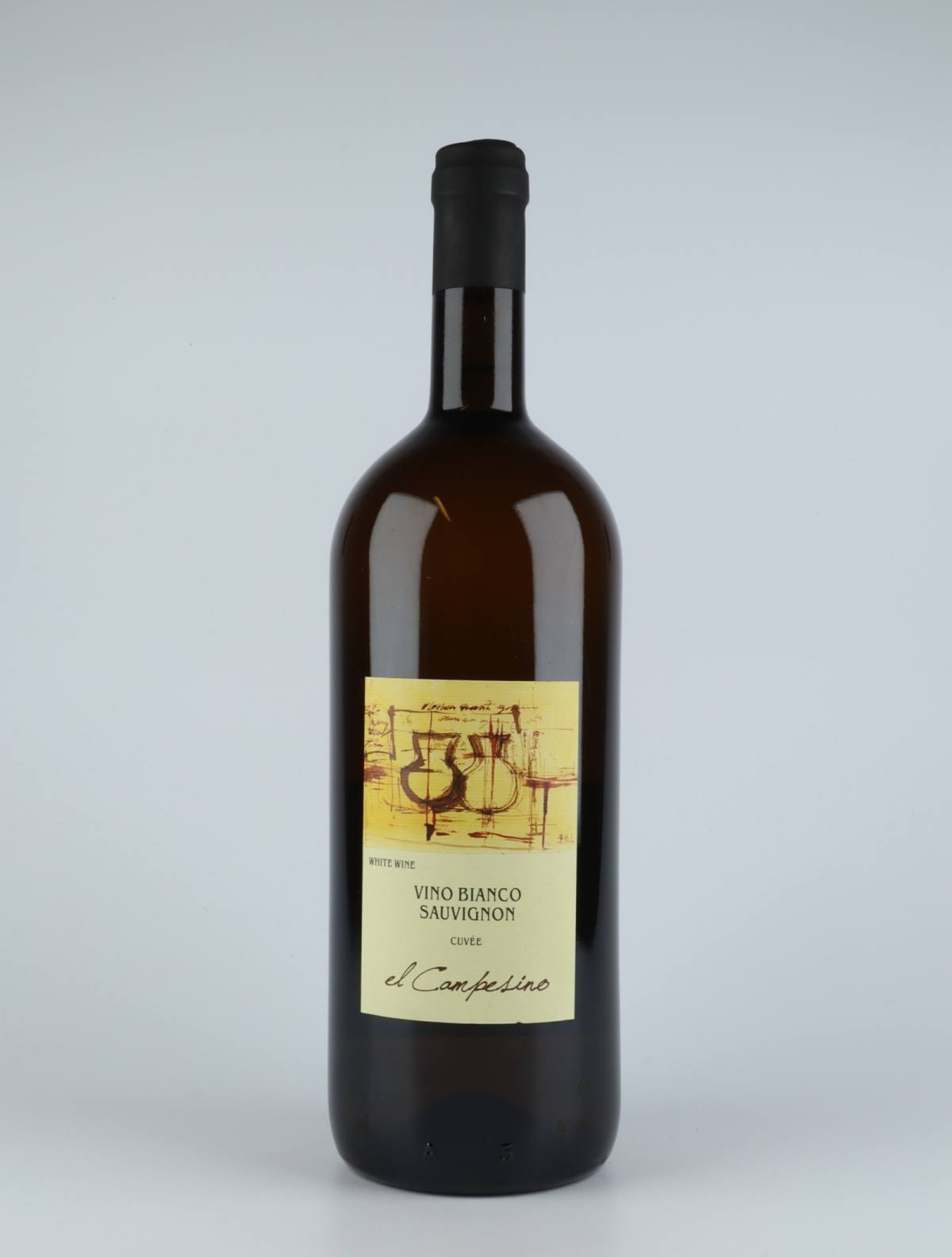A bottle N.V. El Campesino 17/18 Orange wine from Andrea Scovero, Piedmont in Italy