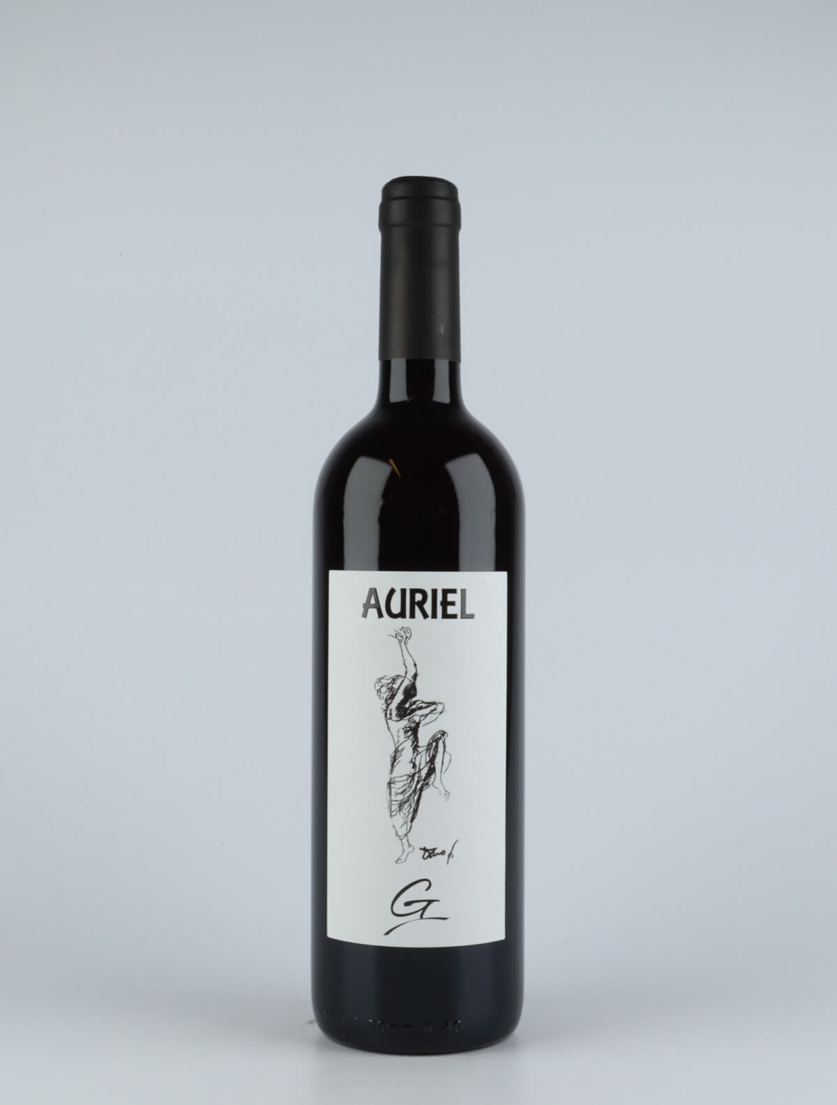 En flaske 2018 G Rødvin fra Auriel, Piemonte i Italien