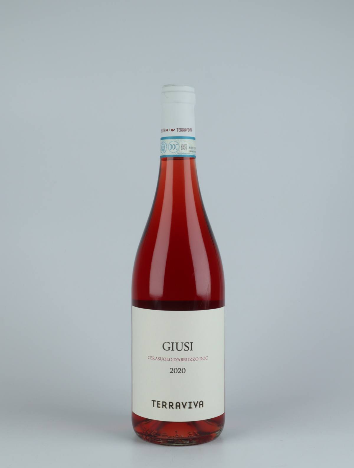 En flaske 2020 Giusi - Rosé Rosé fra Tenuta Terraviva, Abruzzo i Italien