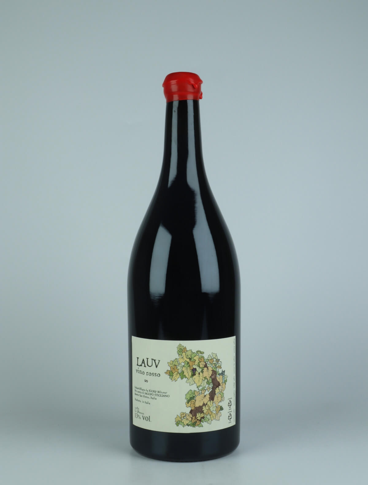 En flaske N.V. Lauv (20/21/22) - Magnum Rødvin fra Jacopo Stigliano, Emilia-Romagna i Italien