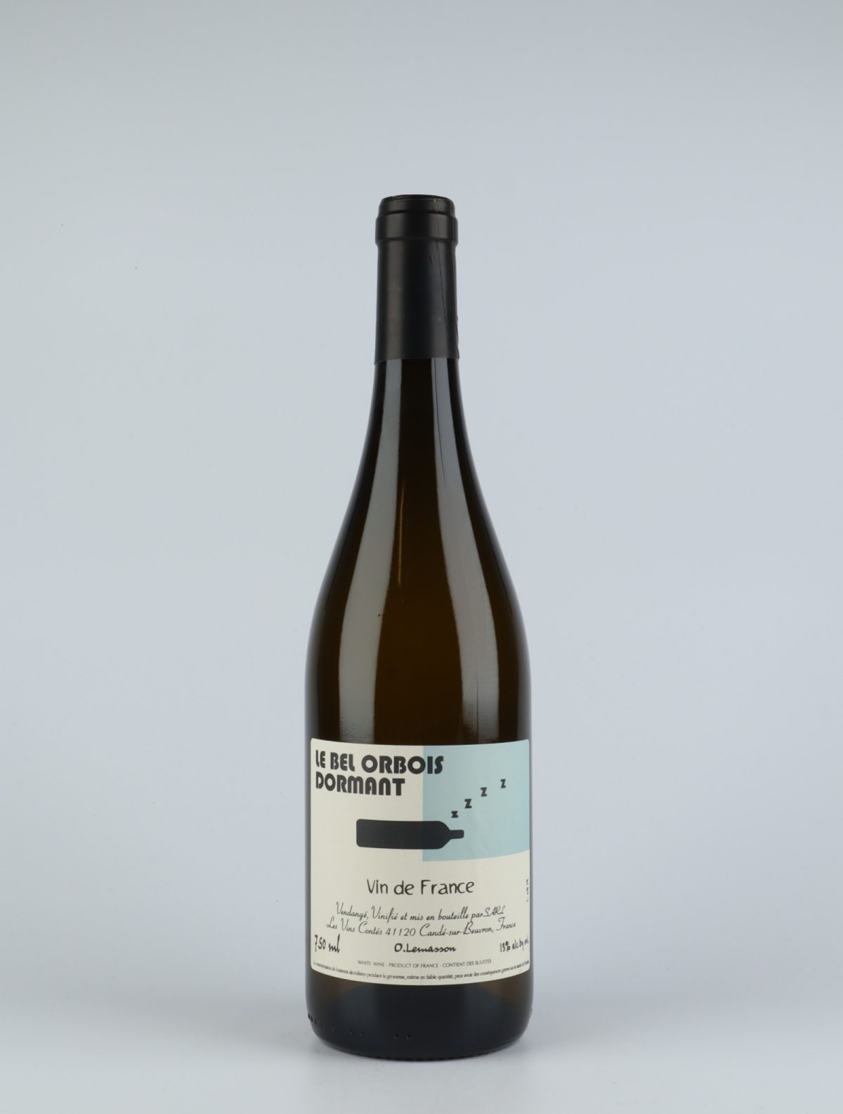 A bottle N.V. Le Bel Orbois Dormant White wine from Olivier Lemasson, Loire in France