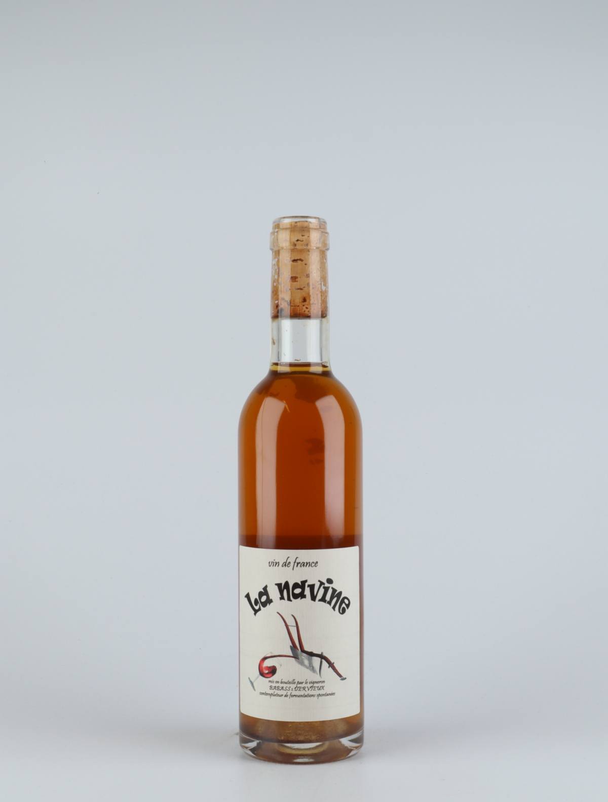 En flaske 2011 La Navine Hvidvin fra Les Vignes de Babass, Loire i Frankrig