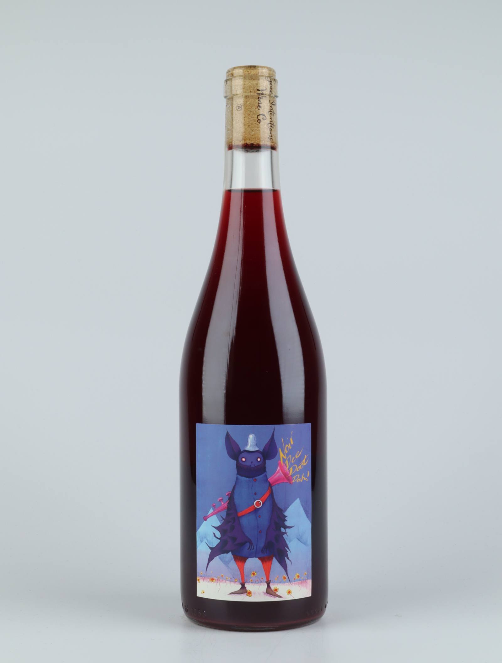 En flaske 2019 Noir Dee Doot Dah Rødvin fra Good Intentions Wine Co., South Australia i Australien