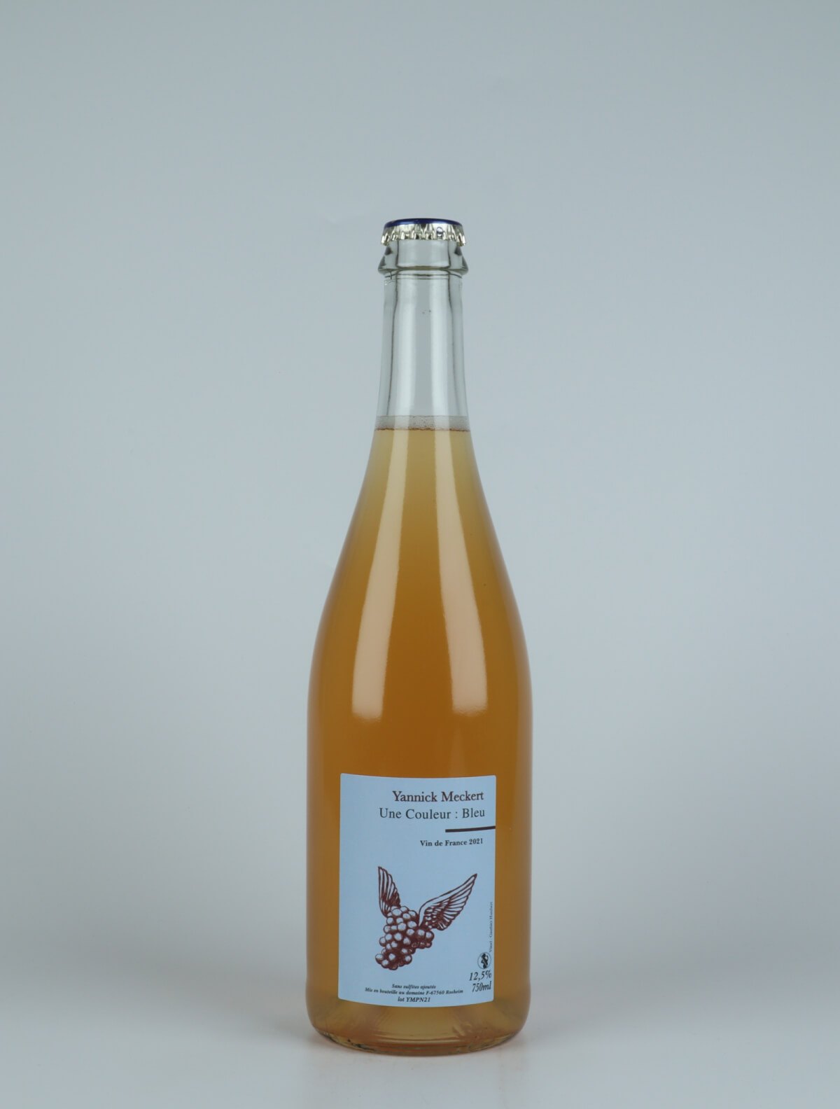 A bottle N.V. Petnat Sparkling from Yannick Meckert, Alsace in France