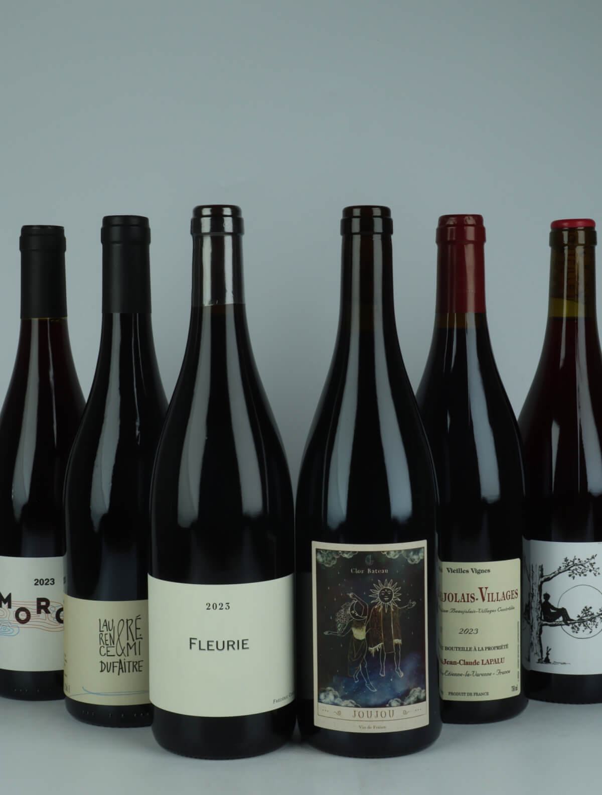 A bottle  Beaujolais (ikke) Nouveau  from ,  in 