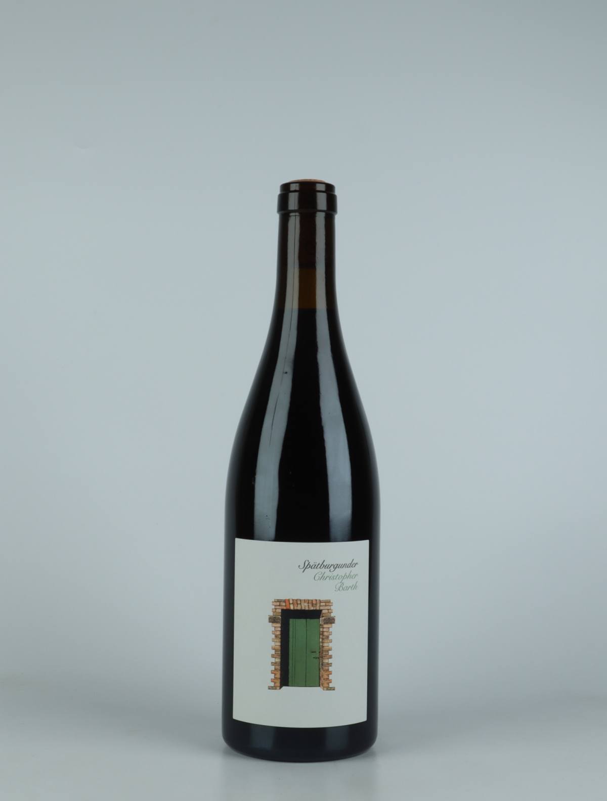 En flaske N.V. Spätburgunder (18/19/20) Rødvin fra Christopher Barth, Rheinhessen i Tyskland