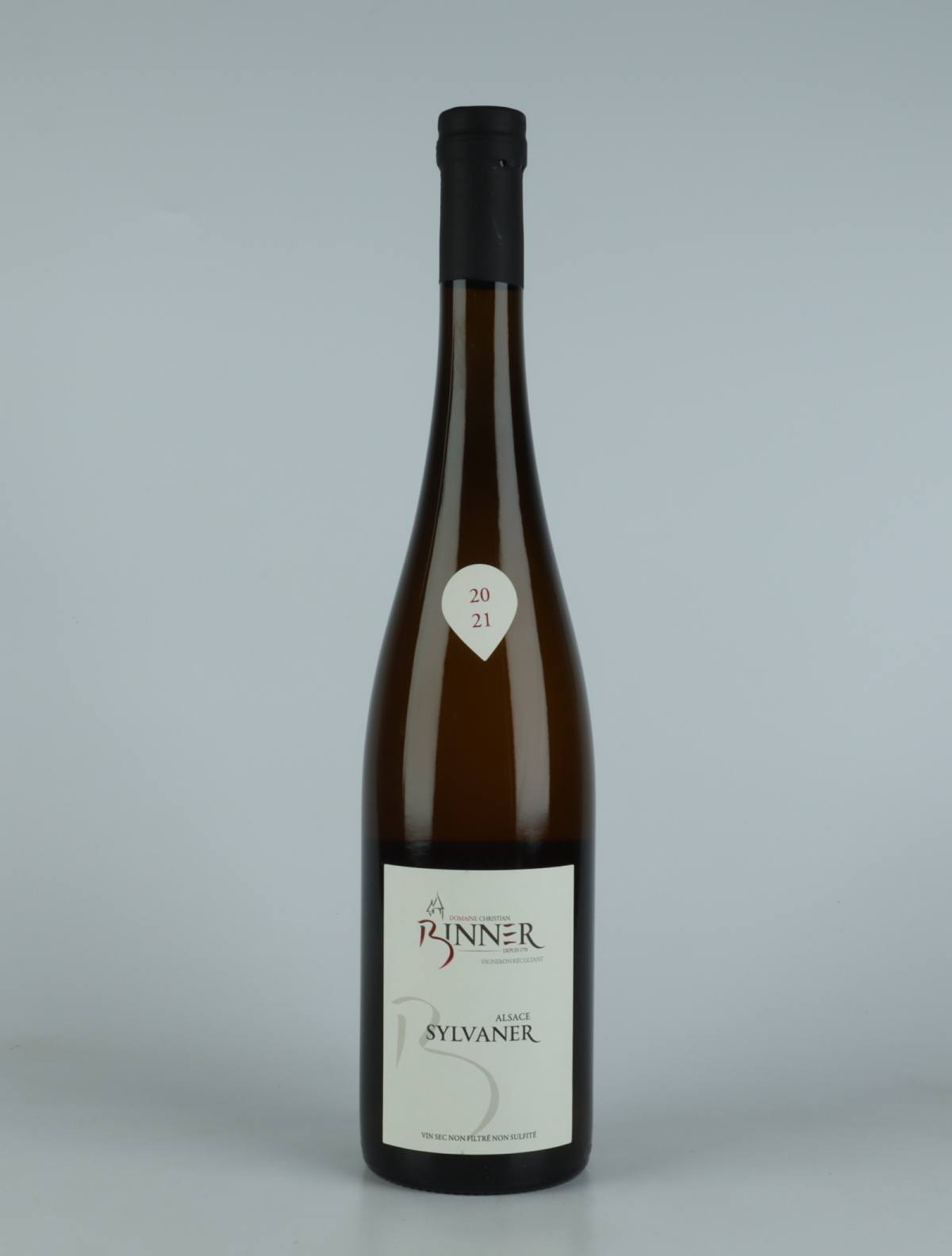 A bottle N.V. Sylvaner (20/21) White wine from Domaine Christian Binner, Alsace in France