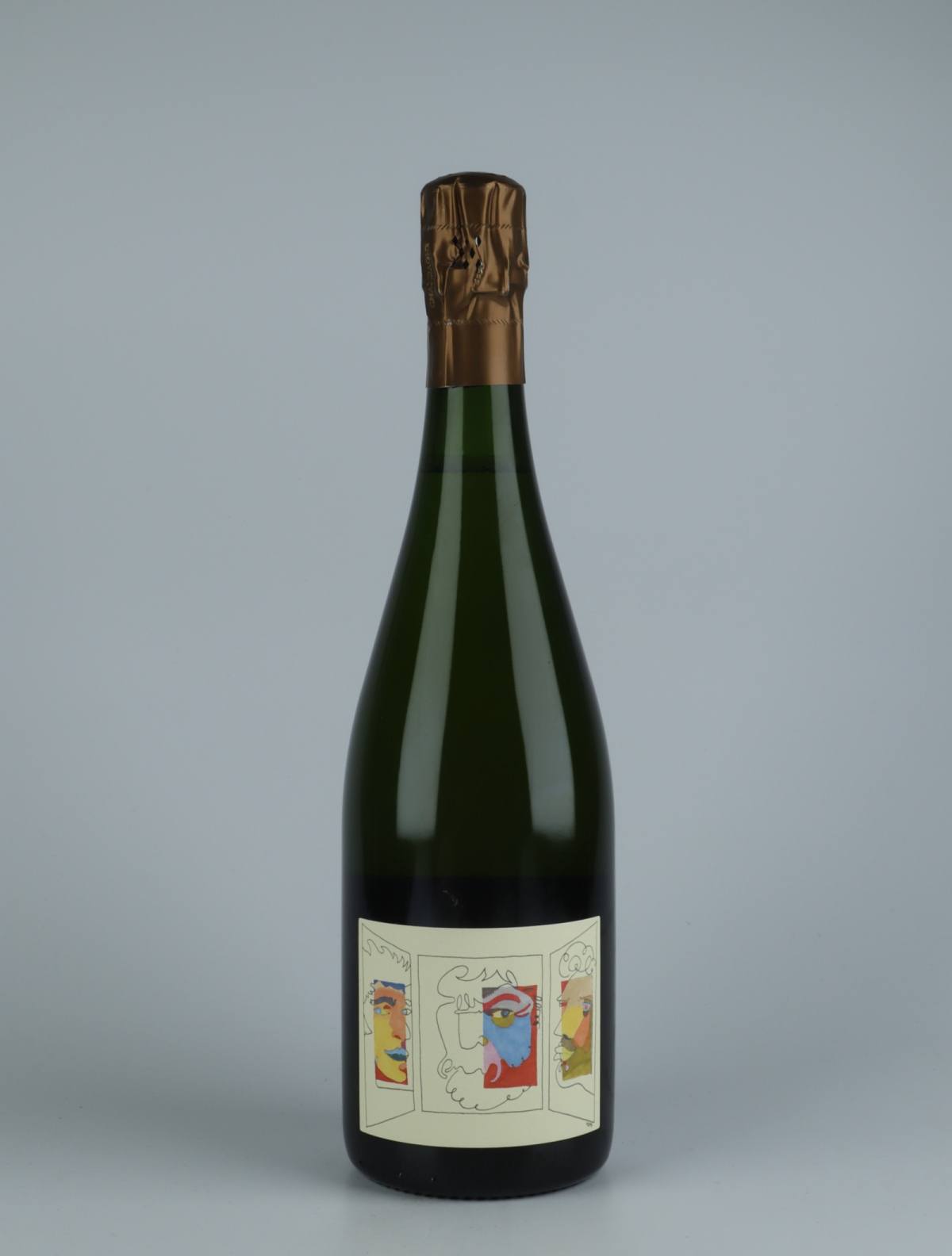 En flaske N.V. Triptyque - Brut Nature Mousserende fra Stroebel, Champagne i Frankrig