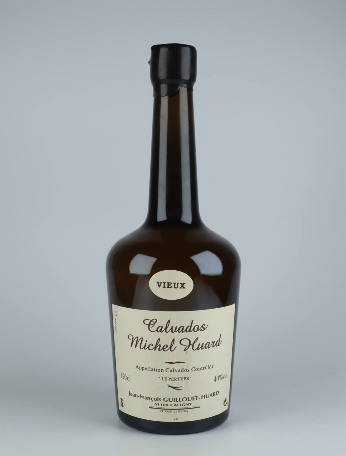 A bottle N.V. Vieux - Calvados Spirits from Michel Huard, Normandy in France