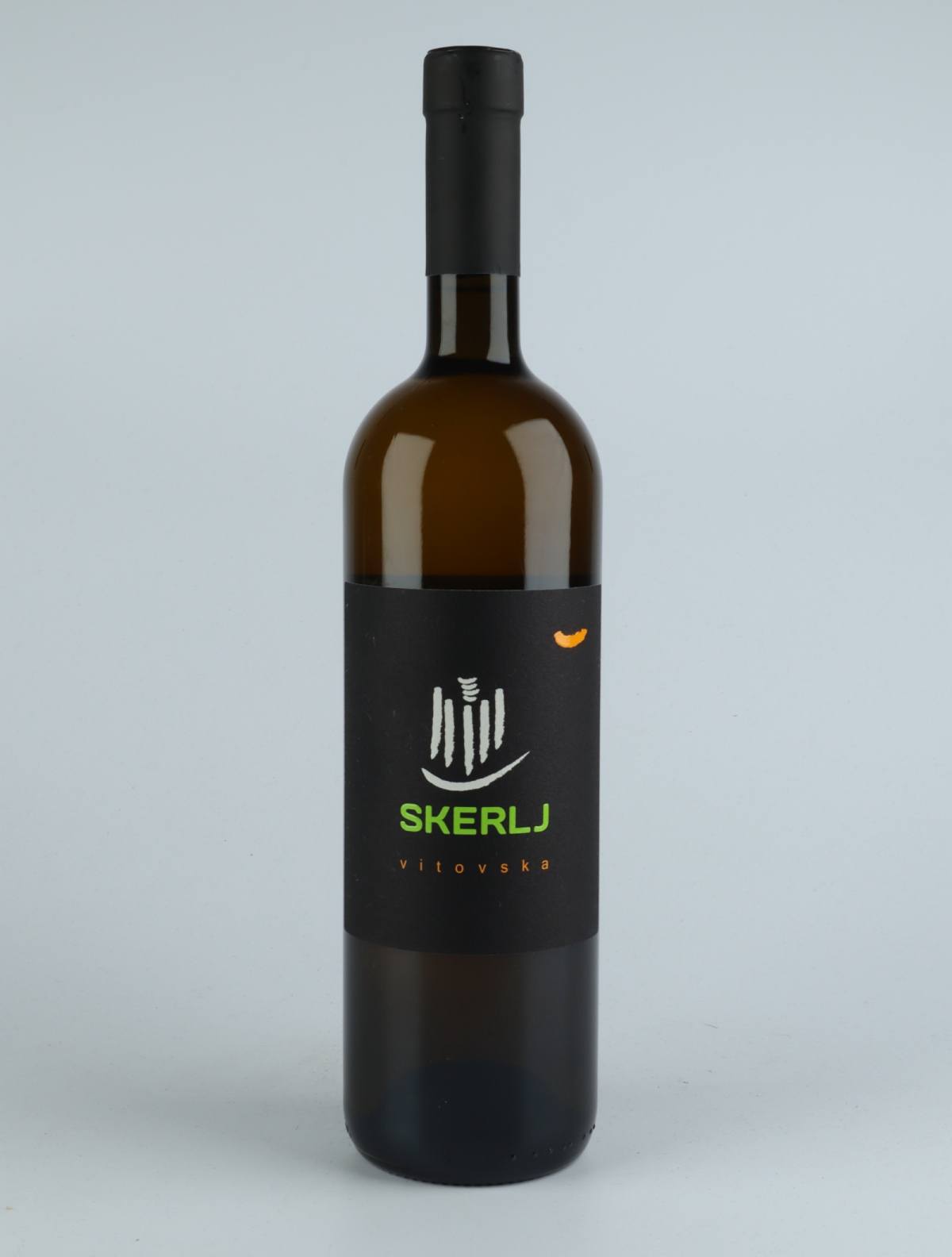En flaske 2018 Vitovska Orange vin fra Skerlj, Friuli i Italien