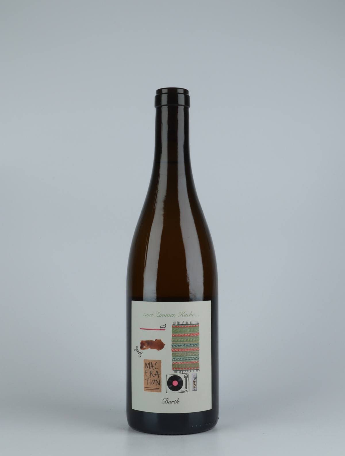 En flaske 2019 Zwei Zimmer, Küche, Barth - Maceration Orange vin fra Christopher Barth, Rheinhessen i Tyskland
