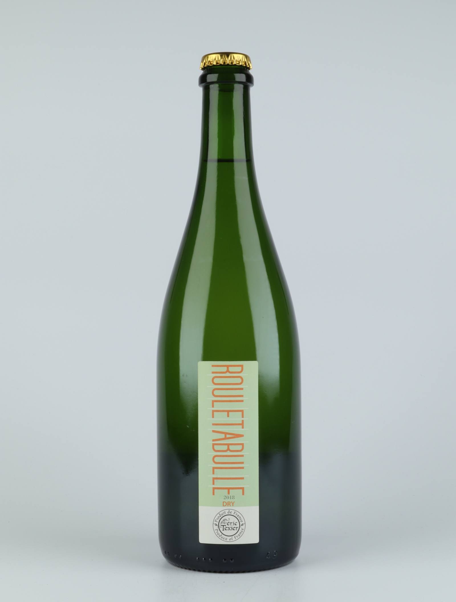 A bottle 2018 Rouletabulle - Pet'nat Mousserende from Eric Texier, Rhône in Frankrig