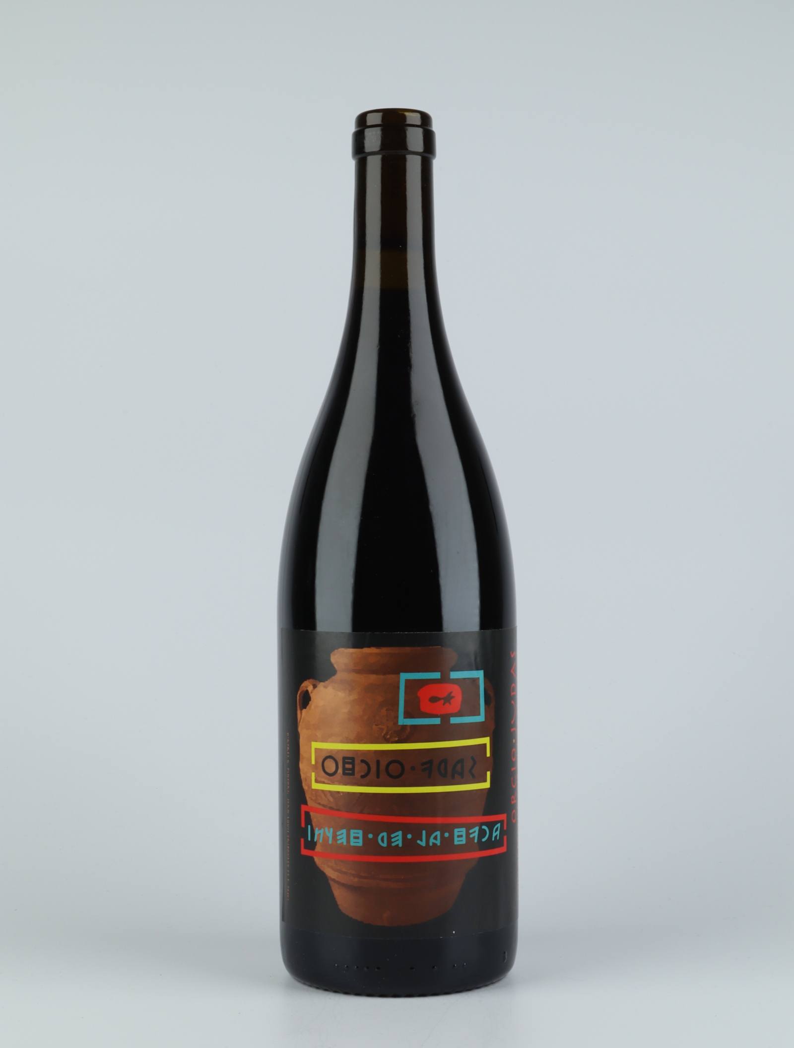 A bottle 2018 Orcio Judas Rødvin from Vinyer de la Ruca, Roussillon in Frankrig
