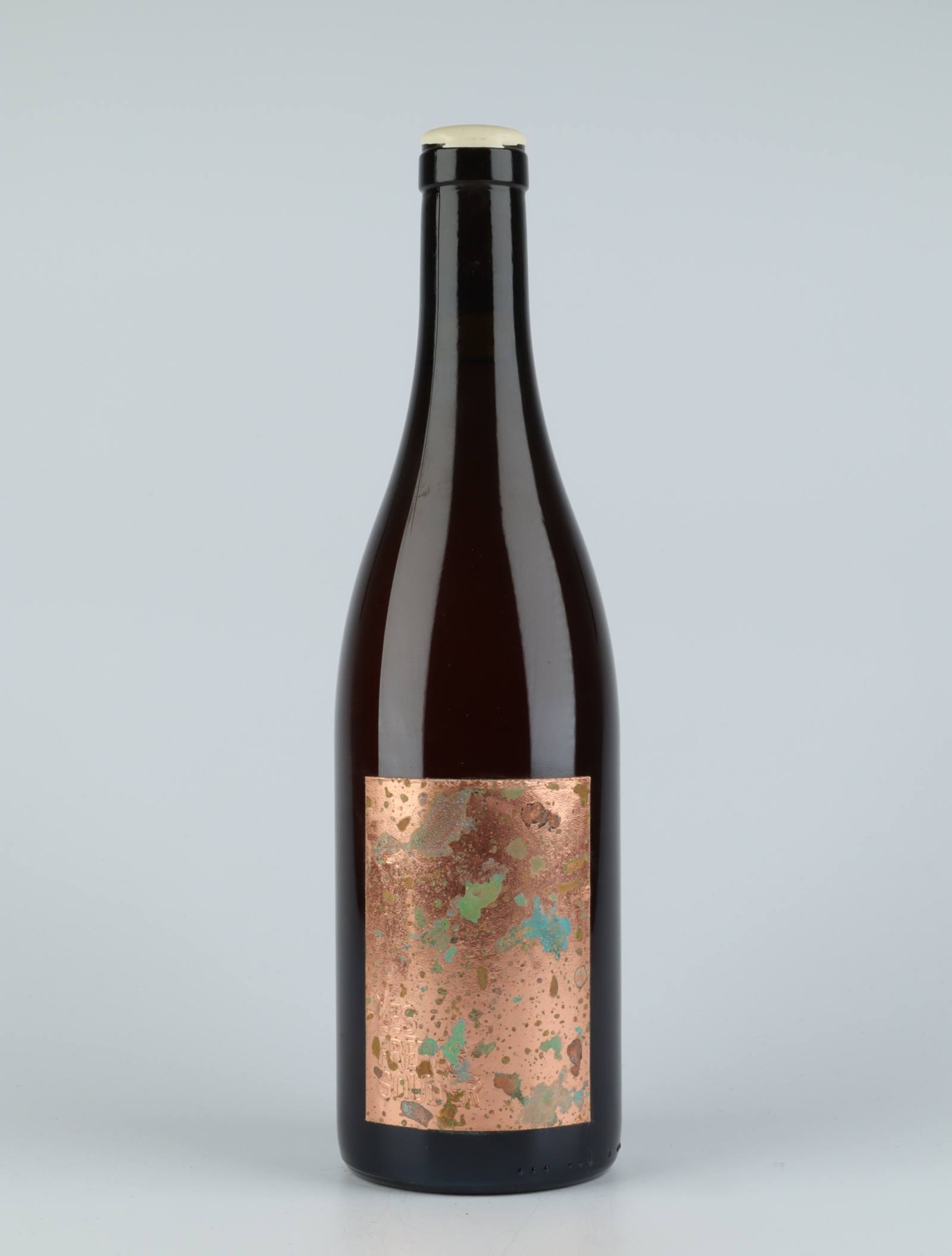 A bottle 2016 Vert de Gris White wine from Les Frères Soulier, Rhône in France