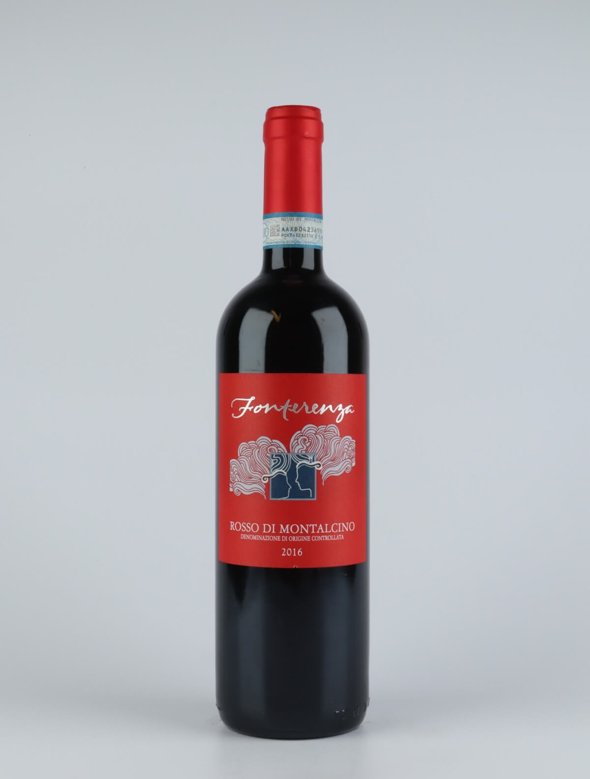 A bottle 2016 Rosso di Montalcino - Alberello Red wine from Fonterenza, Tuscany in Italy