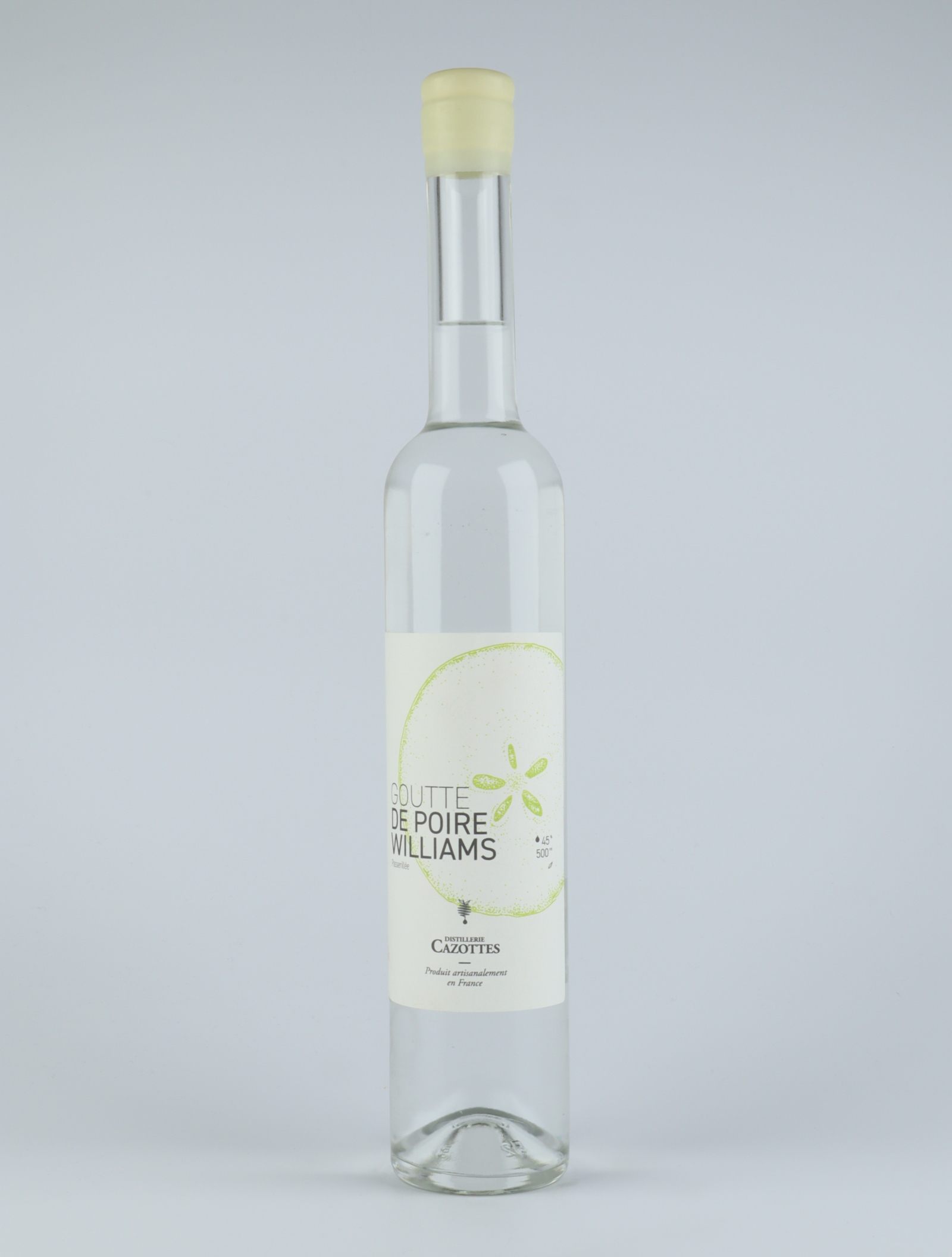 A bottle 2017 Poire Williams - Eau de Vie Spiritus from Laurent Cazottes, Tarn in Frankrig