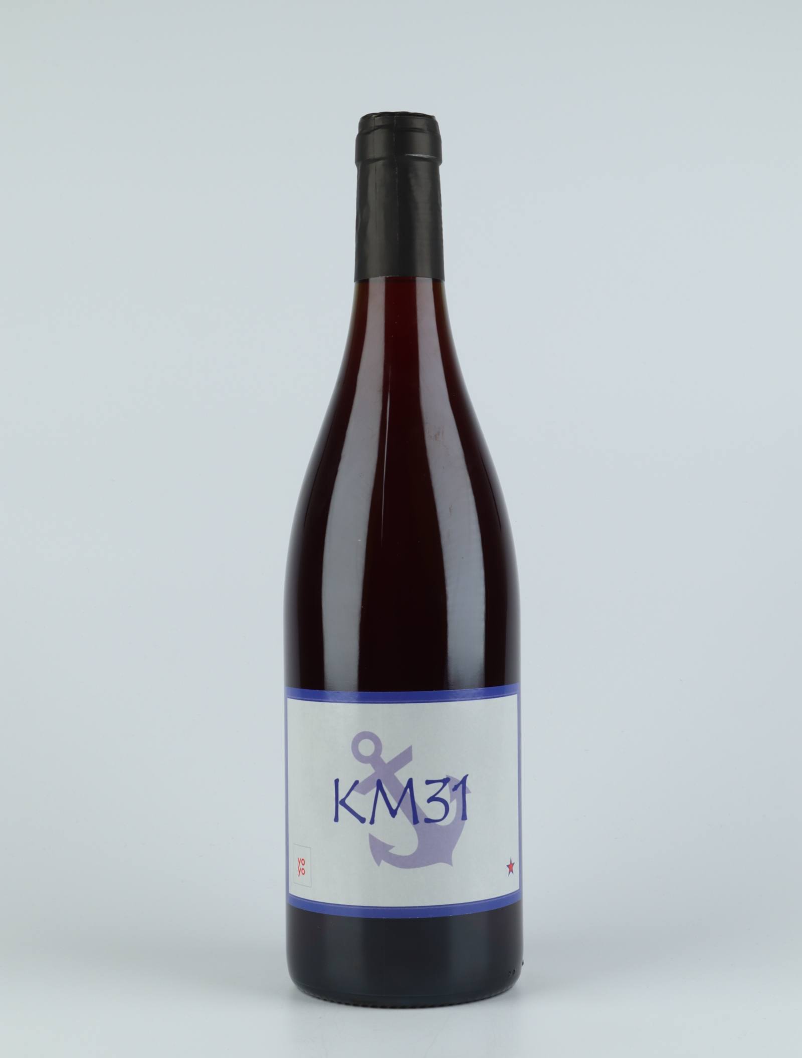 A bottle 2019 KM31 Red wine from Domaine Yoyo, Roussillon in France