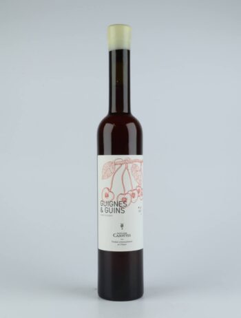 A bottle 2017 Liqueur de Guignes et Guins Spirits from Laurent Cazottes, Tarn in France
