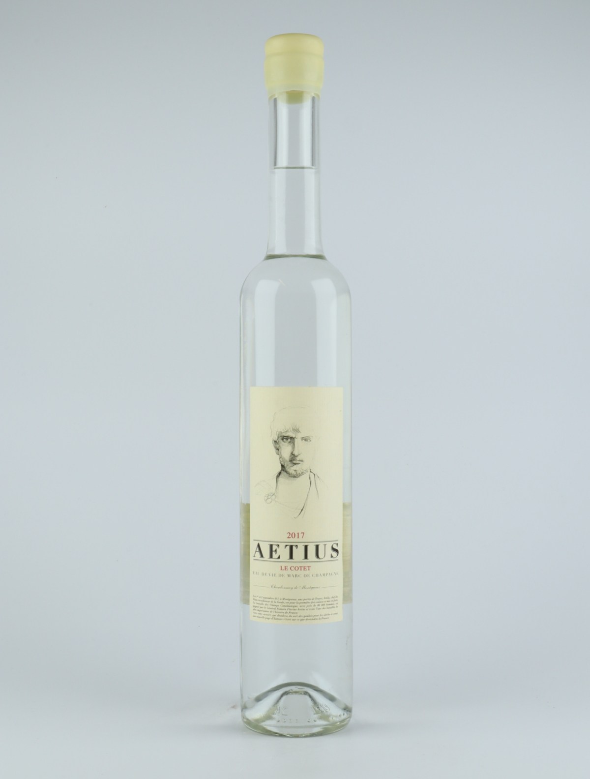 A bottle 2017 Marc de Champagne Lassaigne - AETIUS - Eau de Vie Spiritus from Laurent Cazottes, Tarn in Frankrig