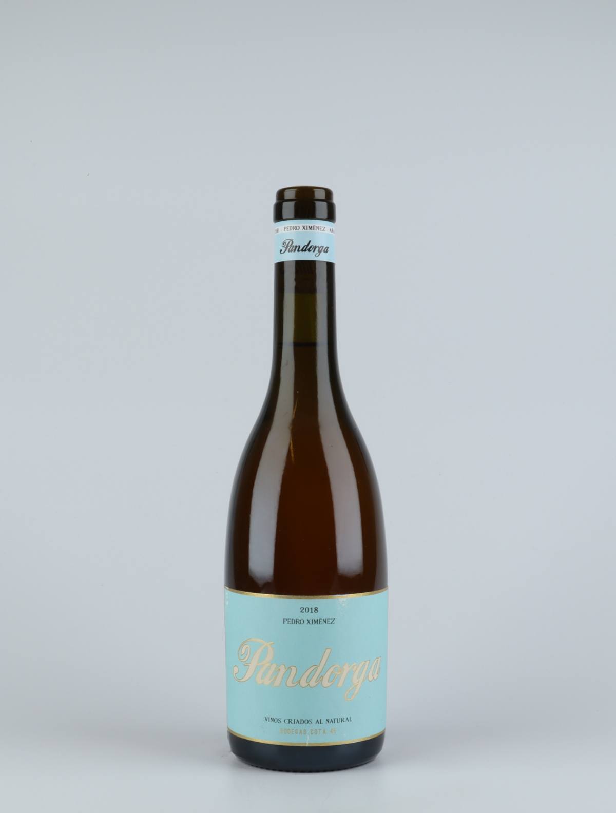 A bottle 2018 Pandorga PX Sød vin from Bodegas Cota 45, Andalusien in Spanien