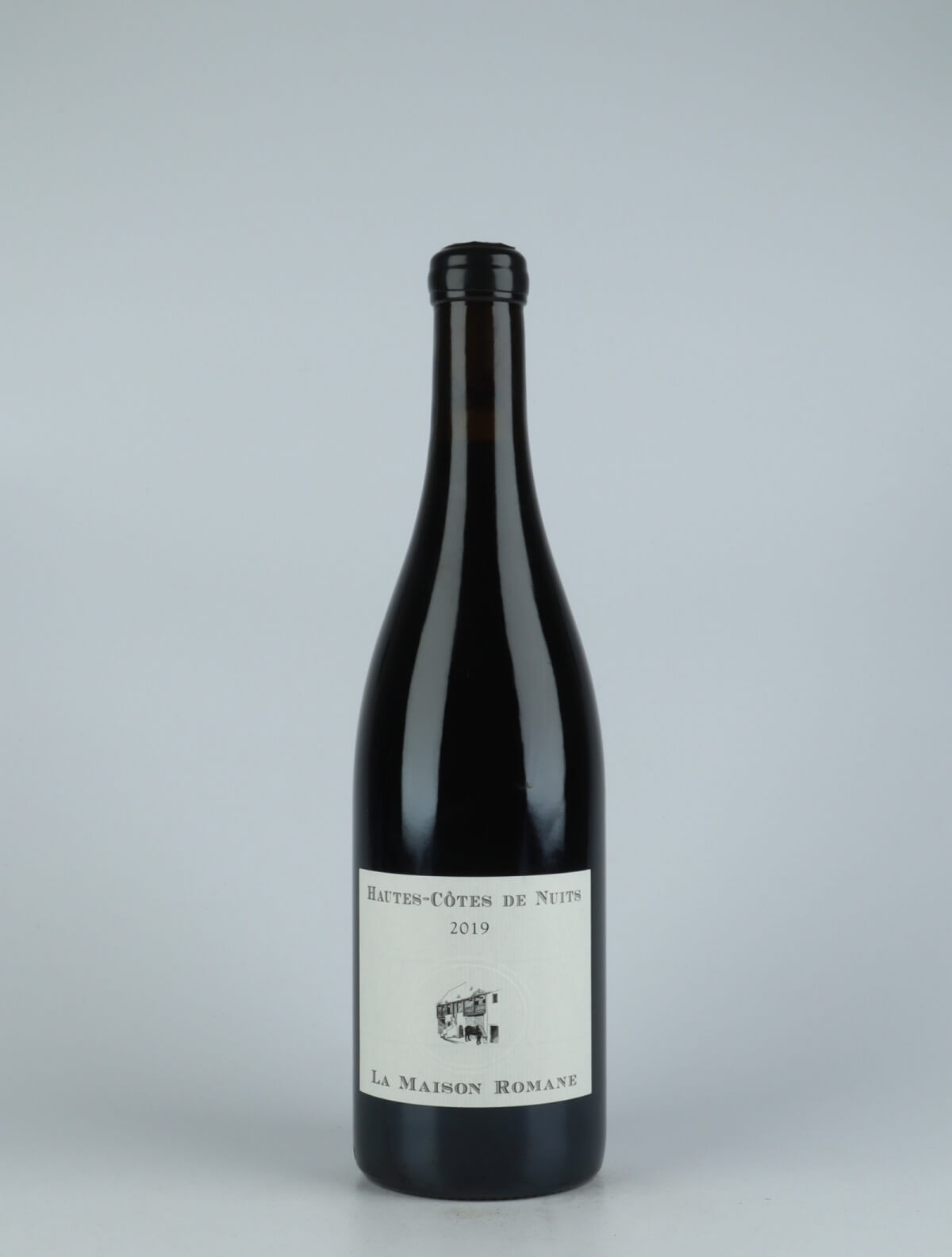 A bottle 2019 Hautes Côtes de Nuits Rouge Rødvin from La Maison Romane, Bourgogne in Frankrig