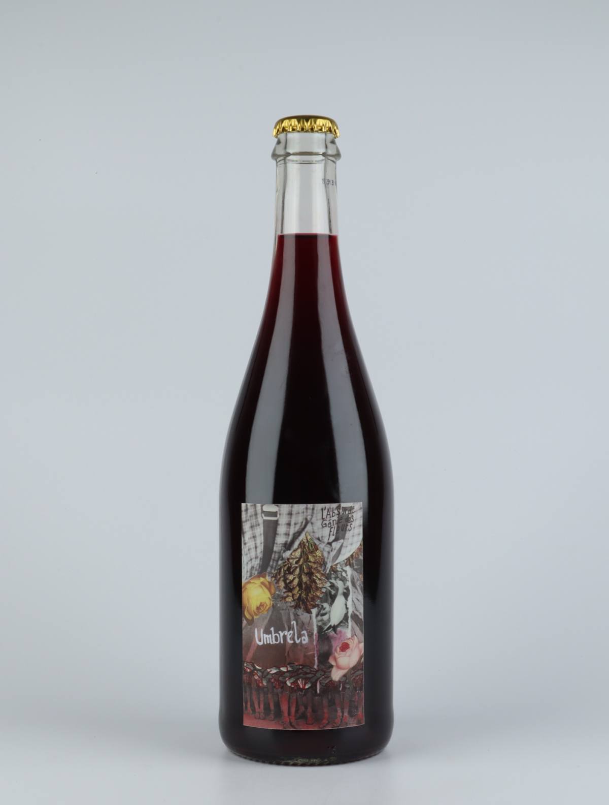 A bottle 2019 Umbrela Rødvin from Absurde Génie des Fleurs, Languedoc in Frankrig