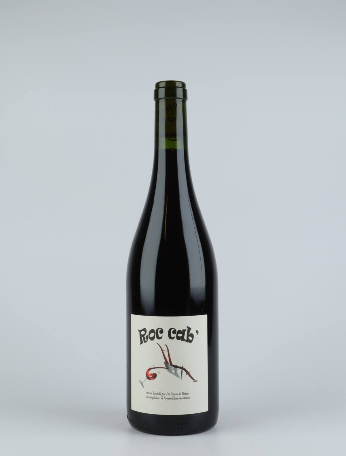 A bottle 2018 Roc Cab Rødvin from Les Vignes de Babass, Loire in Frankrig