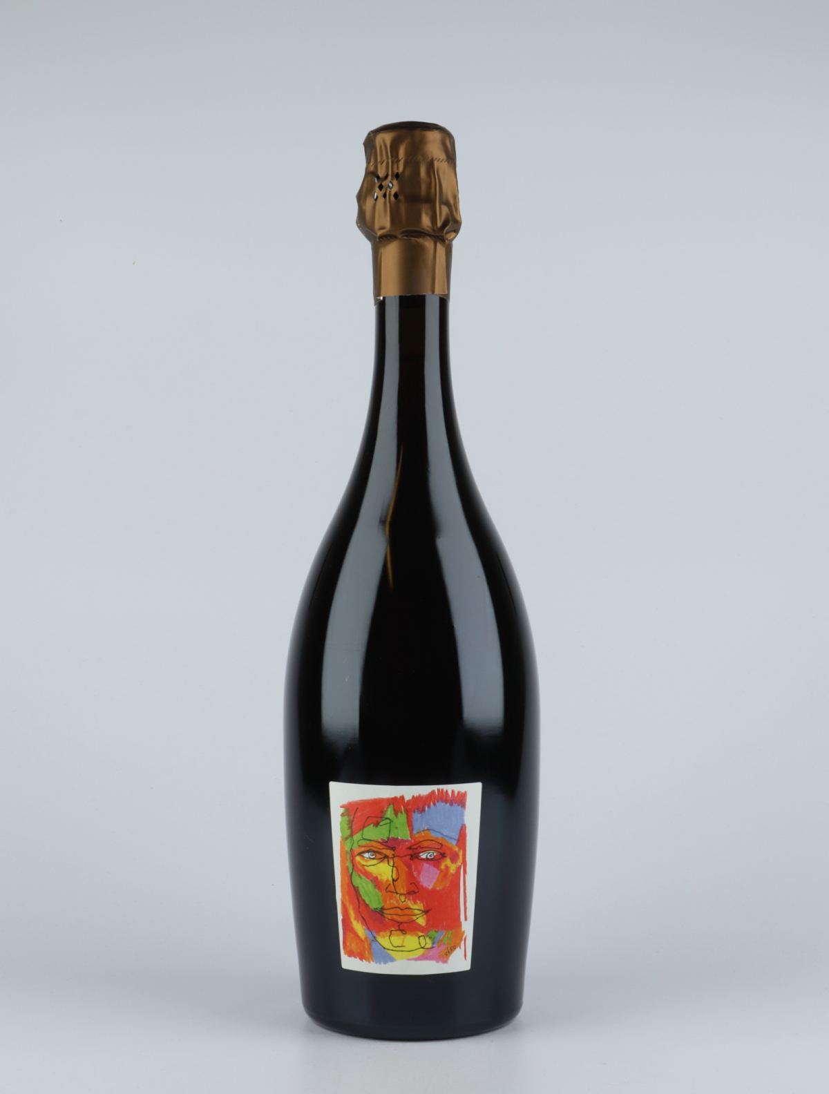 A bottle 2013 Logos Rosé Brut Nature Mousserende from Stroebel, Champagne in Frankrig