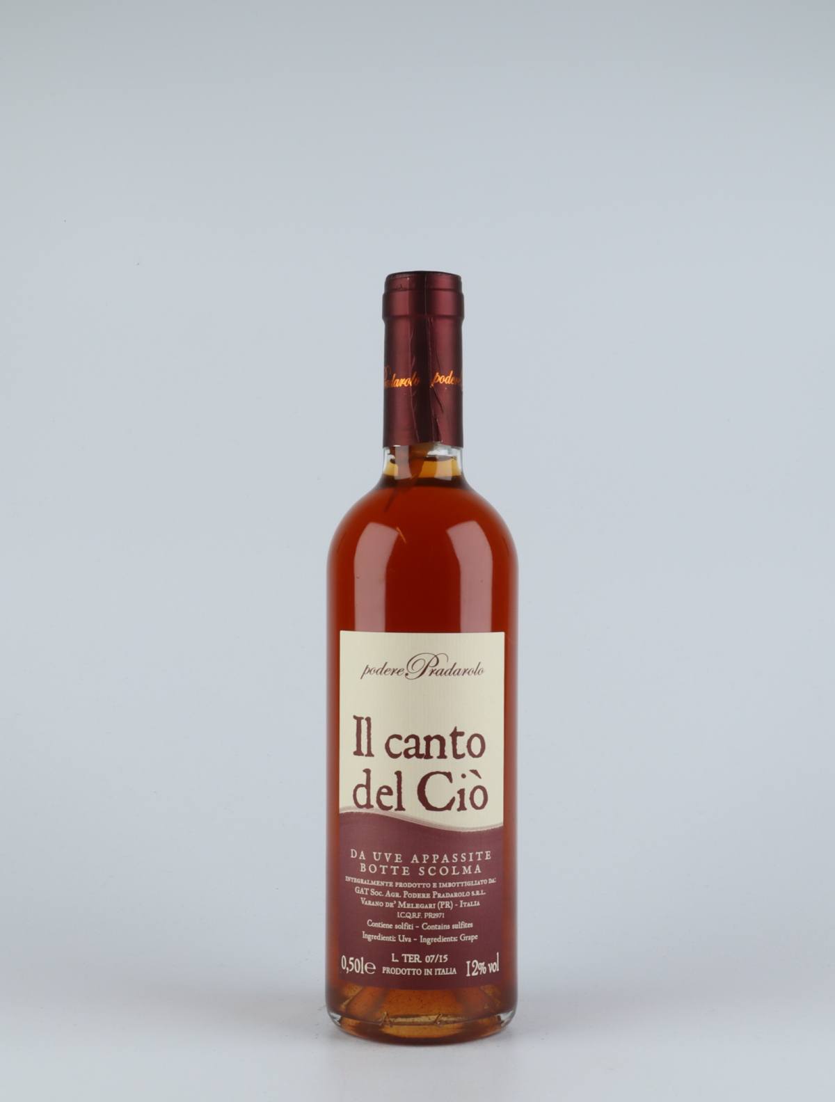 A bottle N.V. Il Canto del Cio' Solera 2007-2015 Sød vin from Podere Pradarolo, Emilia-Romagna in Italien