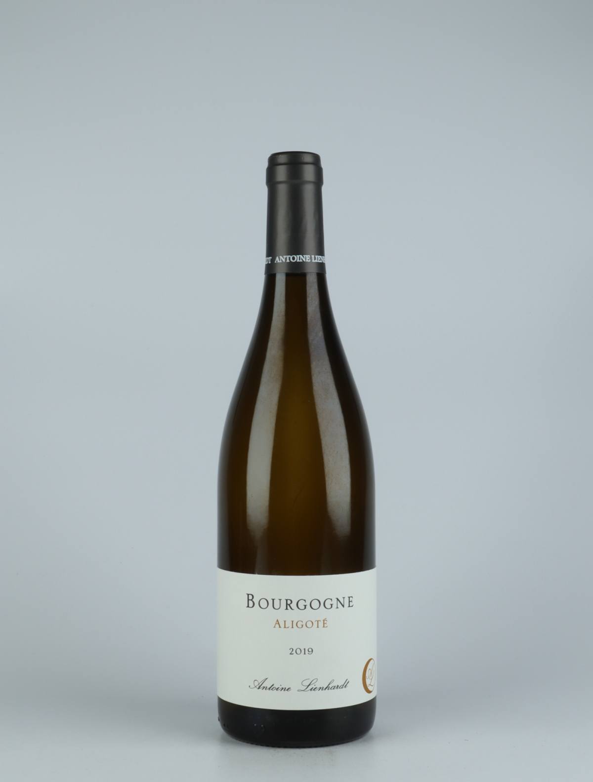 A bottle 2019 Bourgogne Aligoté White wine from Antoine Lienhardt, Burgundy in France