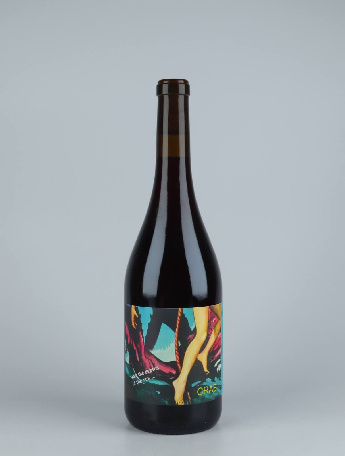 A bottle 2020 Crab Red wine from Ad Vinum, Gard in France