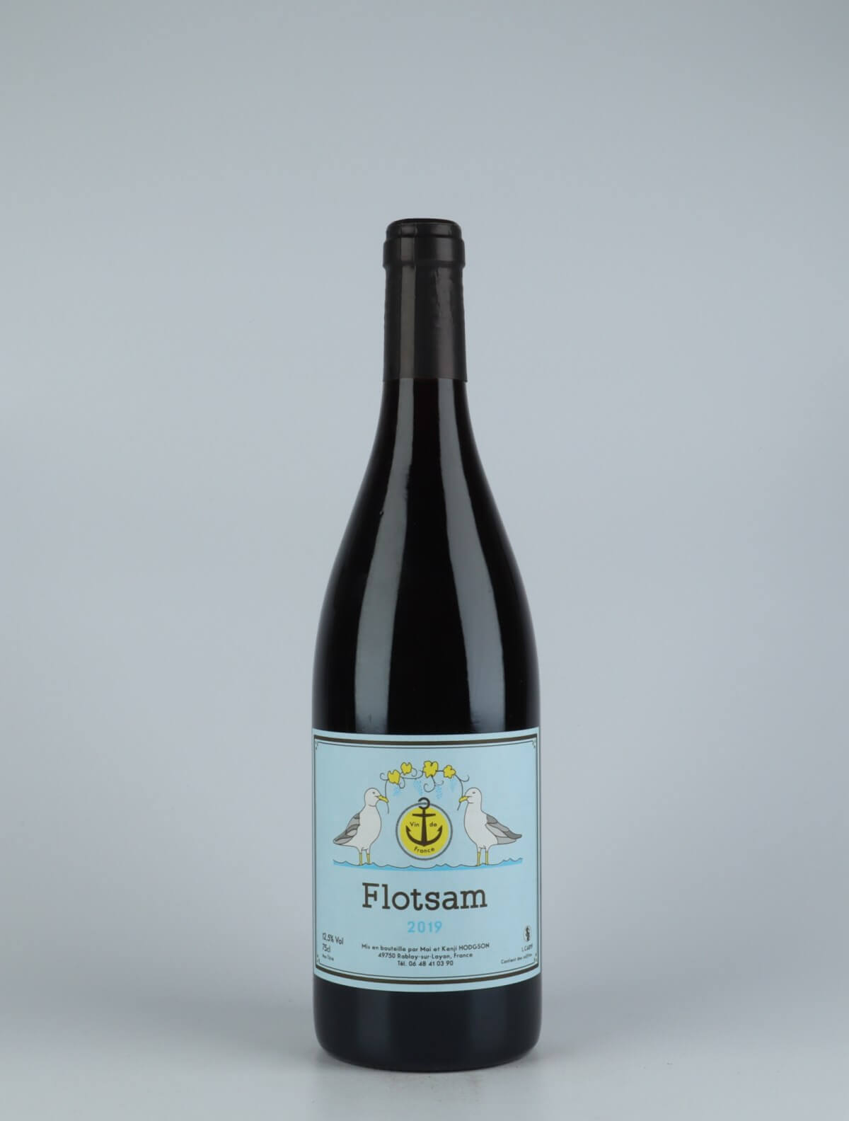 A bottle 2019 Flotsam Rødvin from Mai et Kenji Hodgson, Loire in Frankrig