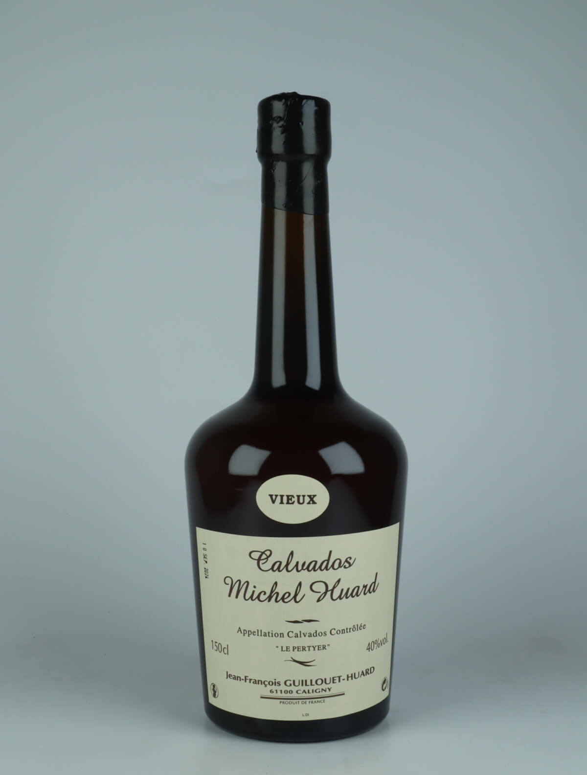 A bottle N.V. Vieux - Calvados Spirits from Michel Huard, Normandy in France
