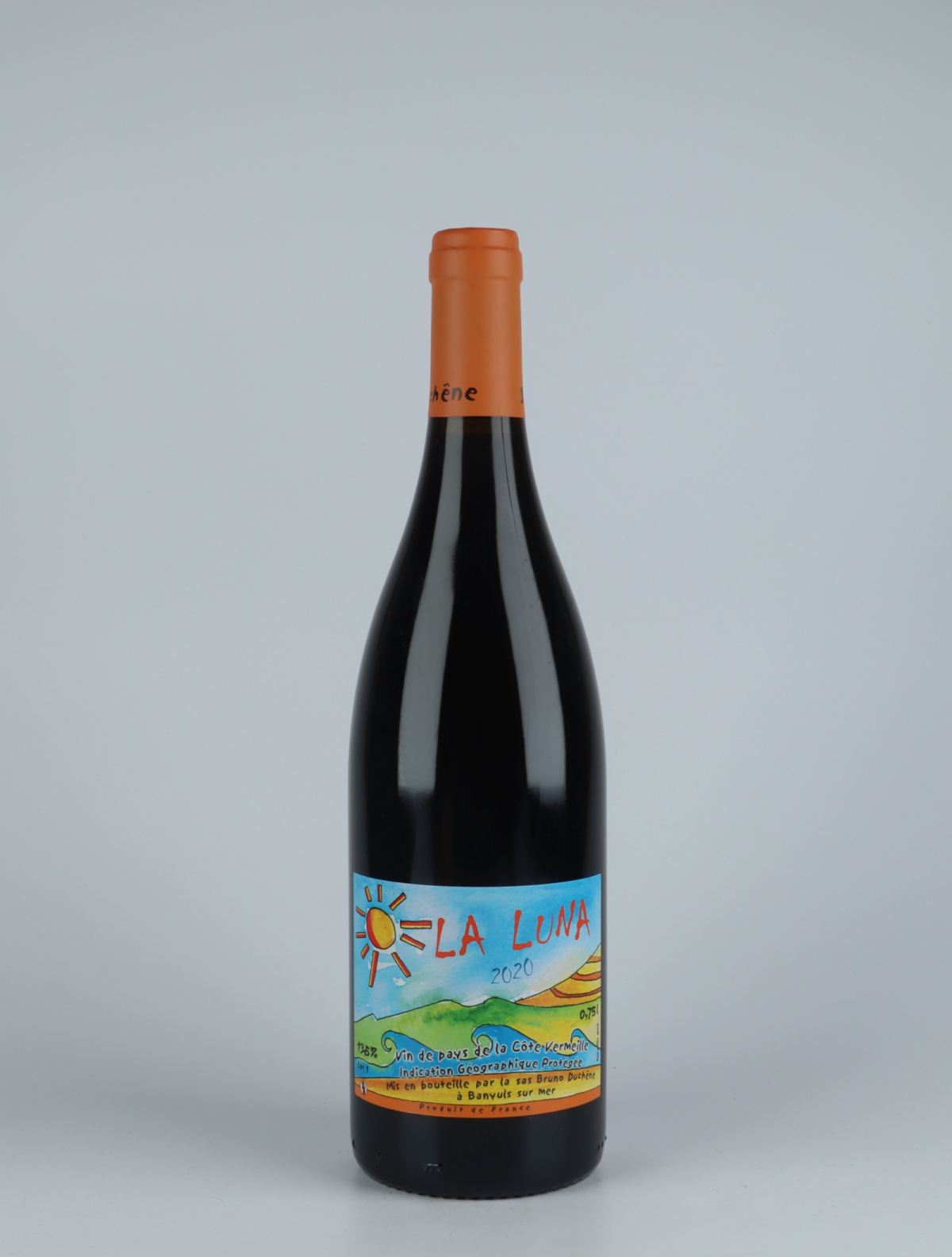 A bottle 2020 La Luna Rødvin from Bruno Duchêne, Roussillon in Frankrig