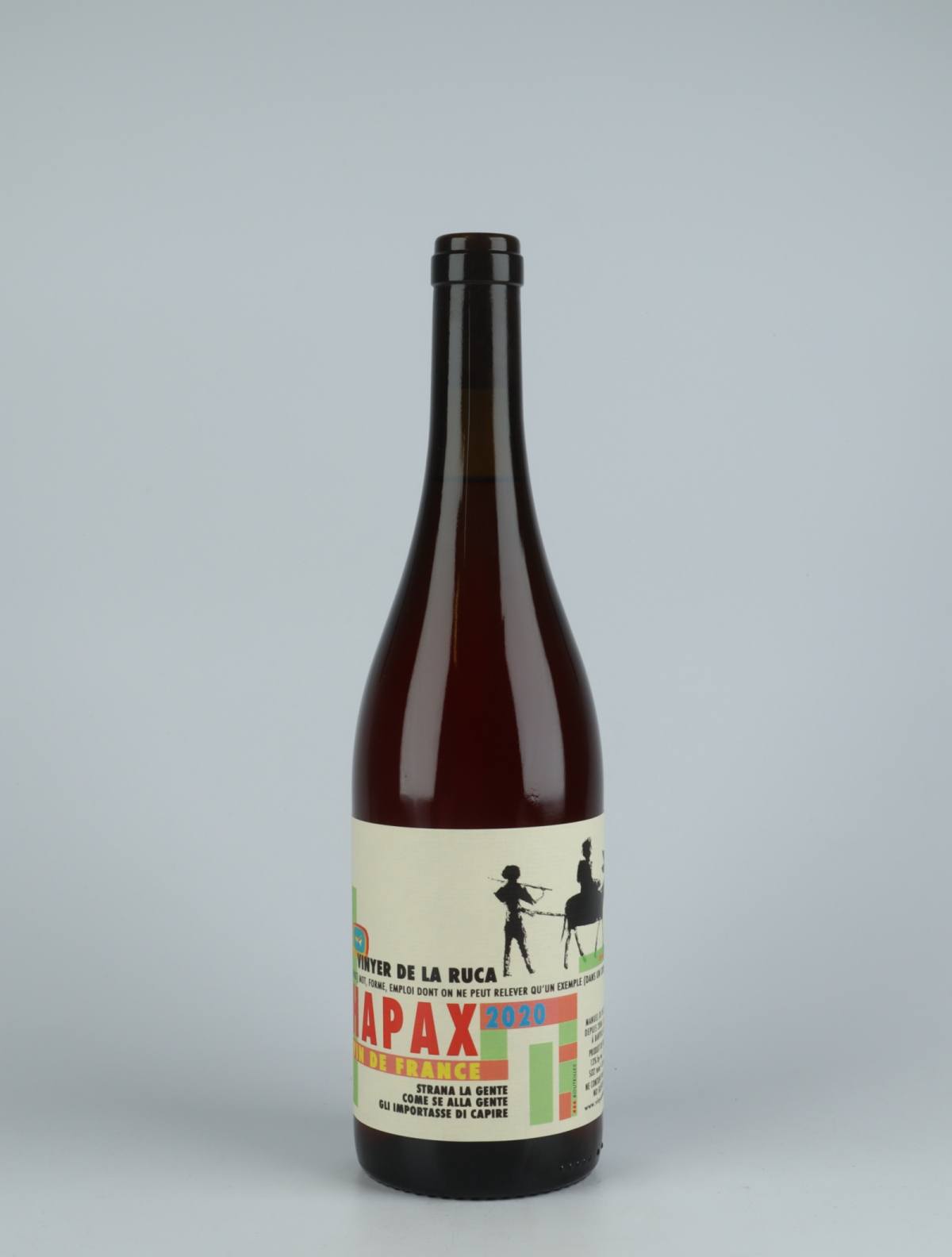A bottle 2020 Hapax Rosé from Vinyer de la Ruca, Roussillon in France