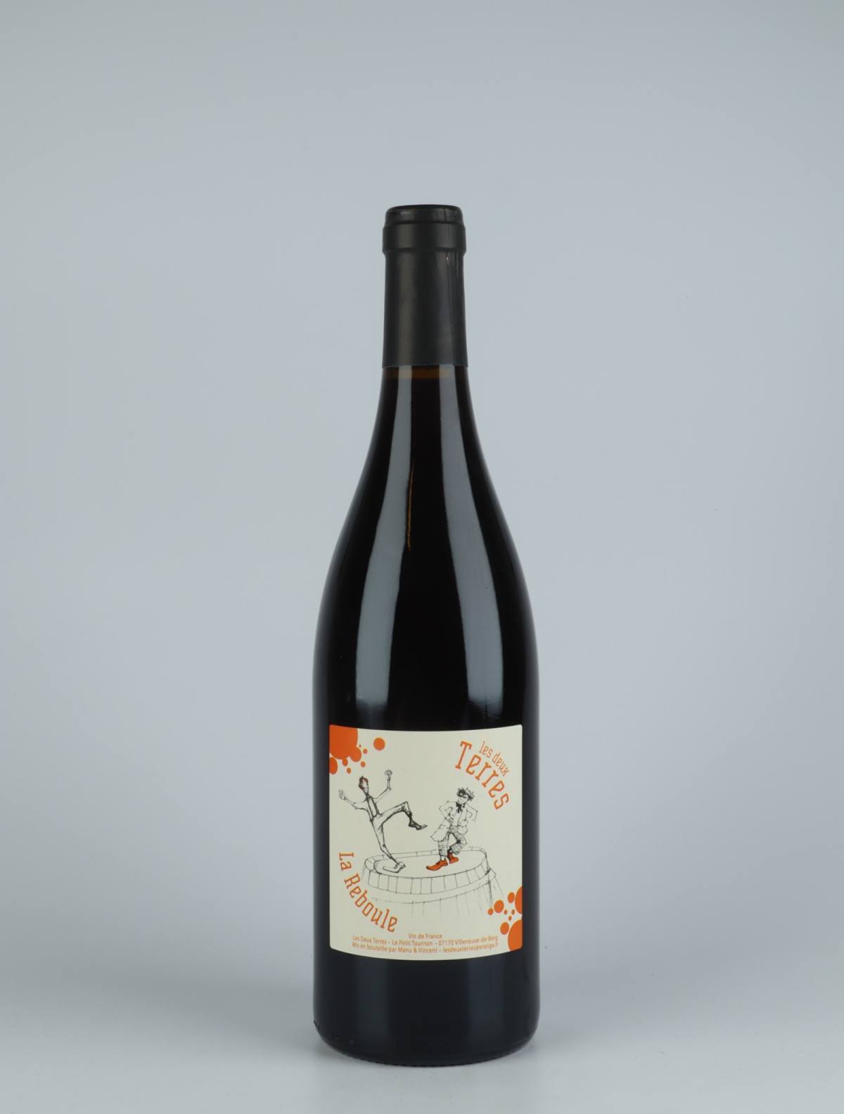 A bottle 2020 Reboule Rødvin from Les Deux Terres, Ardèche in Frankrig
