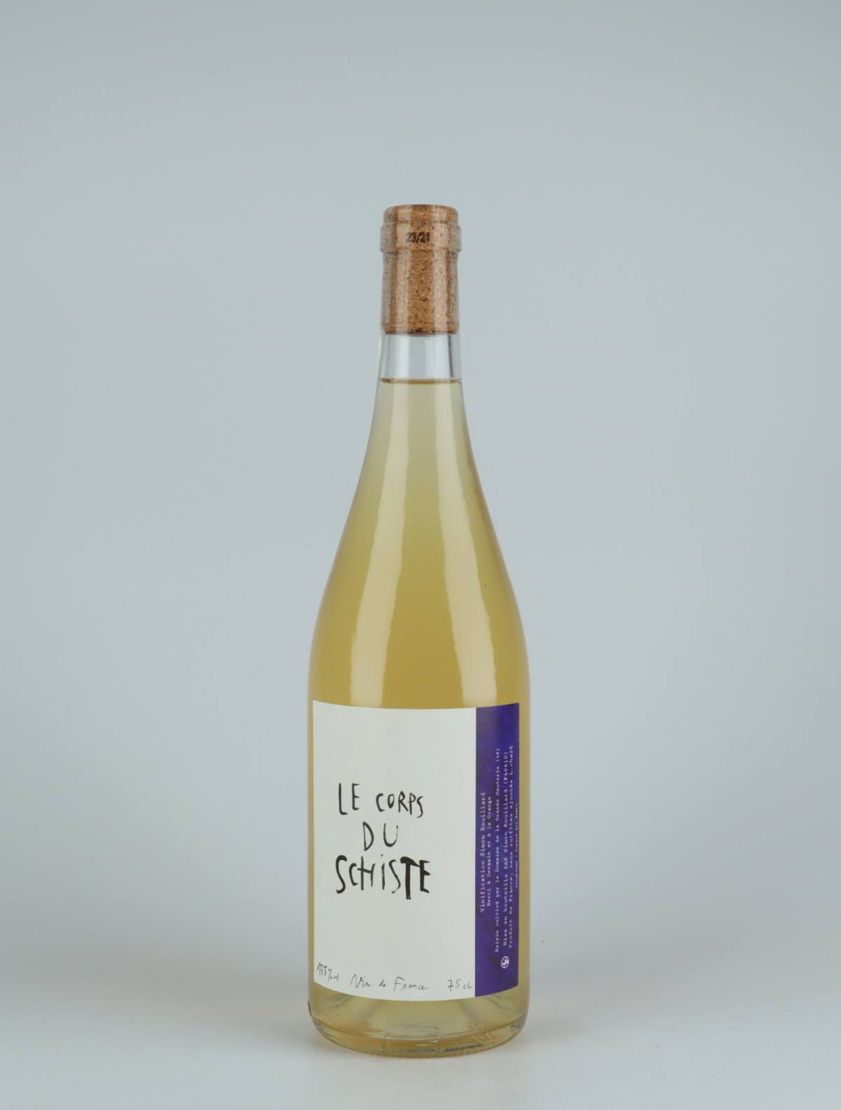 A bottle 2020 Le Corps du Schiste Hvidvin from Simon Rouillard, Loire in Frankrig