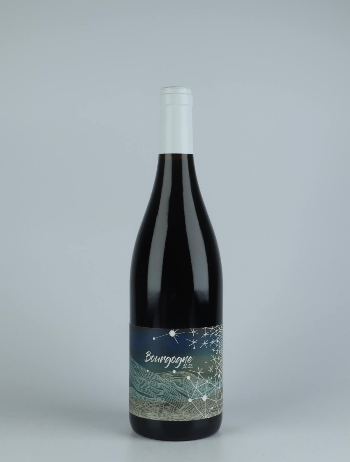 A bottle 2020 Bourgogne Rouge Red wine from Domaine Didon, Burgundy in France