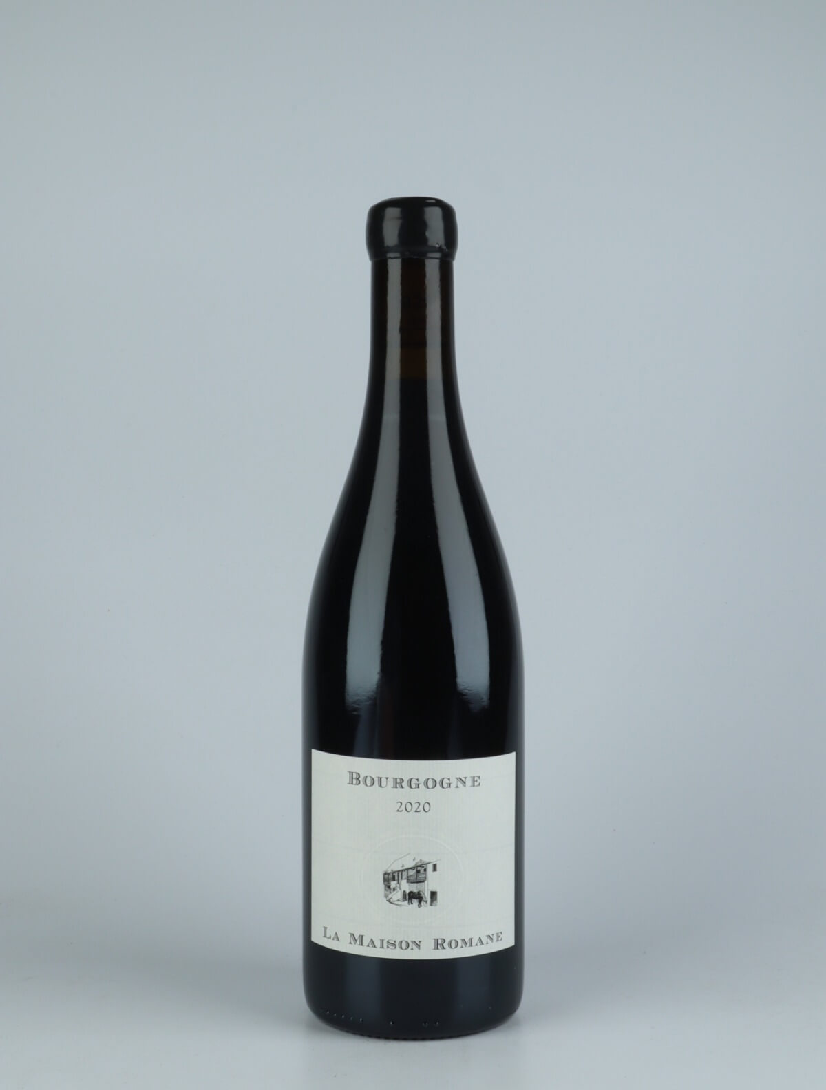 A bottle 2020 Bourgogne Rouge Rødvin from La Maison Romane, Bourgogne in Frankrig