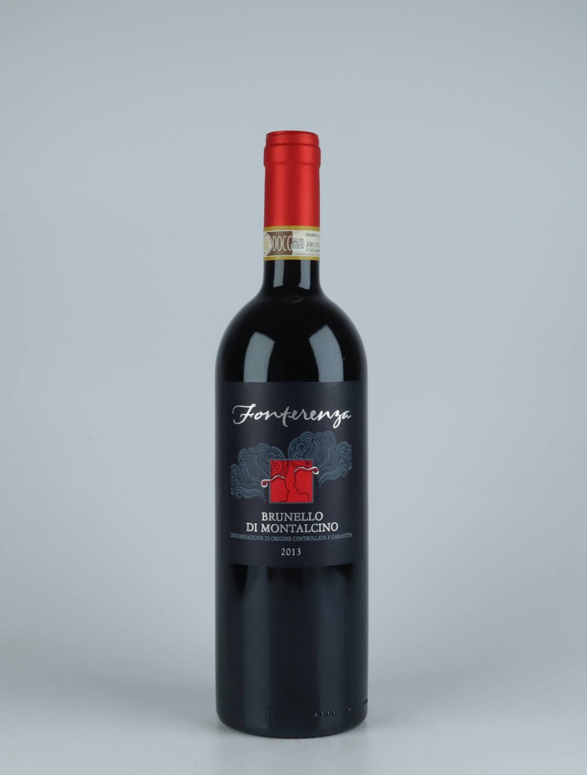 A bottle 2013 Brunello di Montalcino Rødvin from Fonterenza, Toscana in Italien