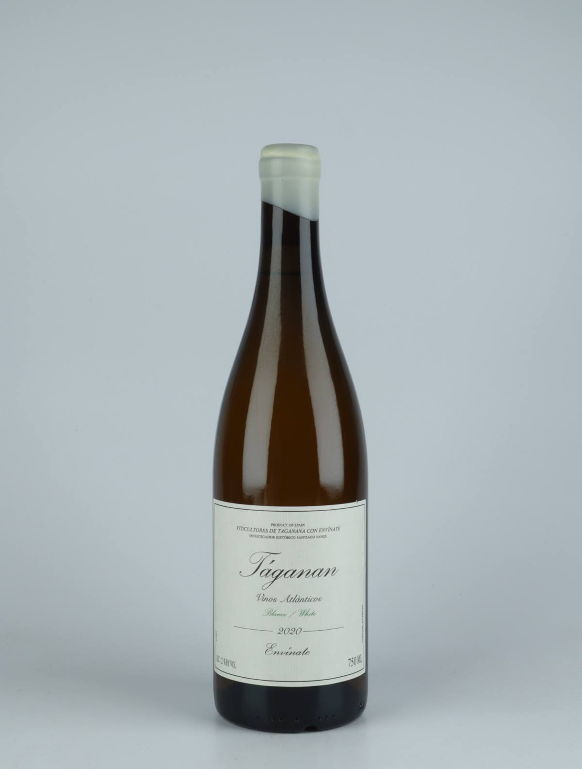 A bottle 2020 Taganan Blanco - Tenerife White wine from Envínate, Tenerife in Spain