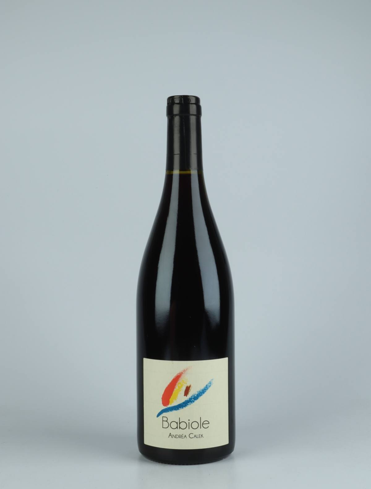 A bottle 2021 Babiole Rødvin from Andrea Calek, Ardèche in Frankrig
