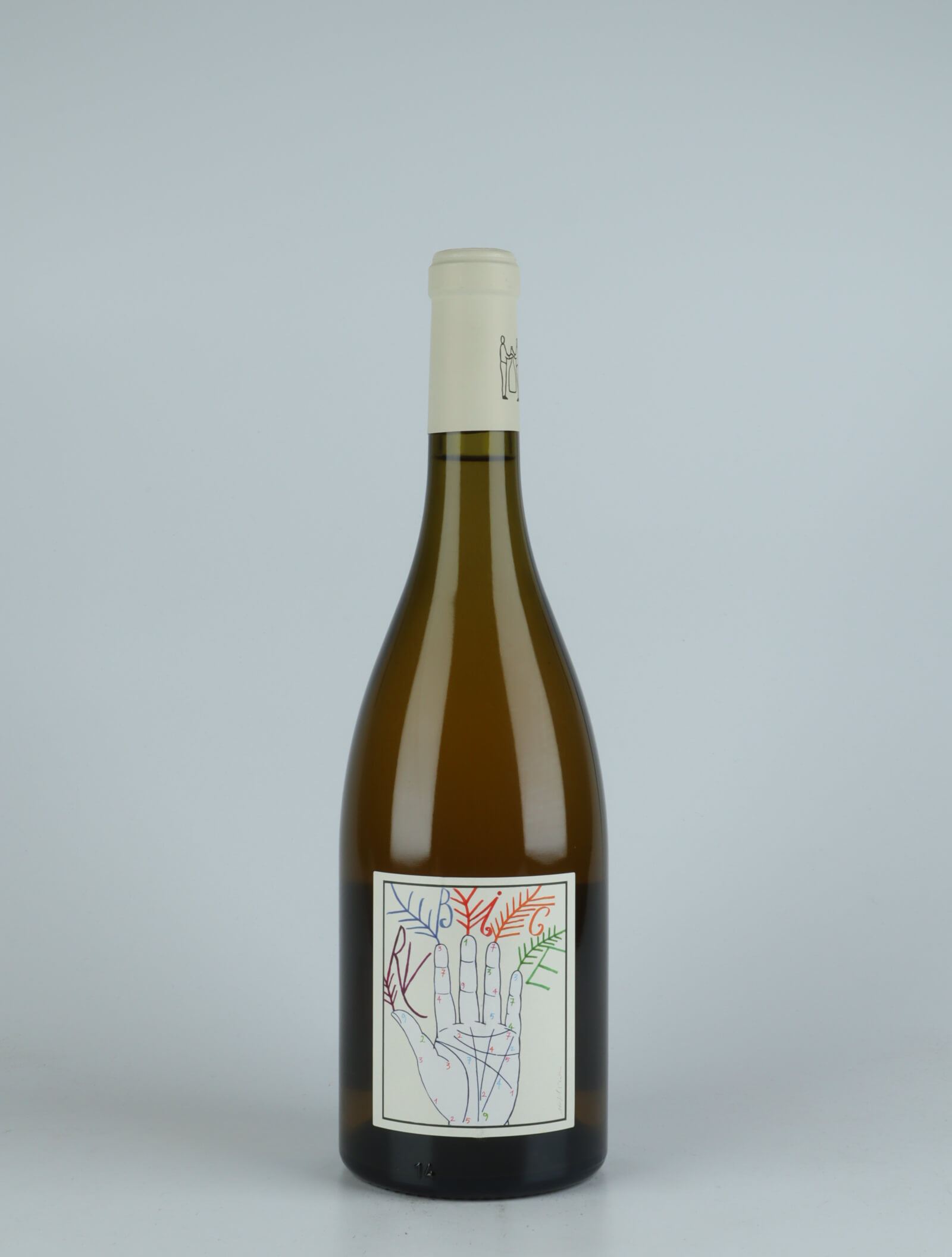 A bottle 2020 Rubice Hvidvin from Marco Tinessa, Campanien in Italien