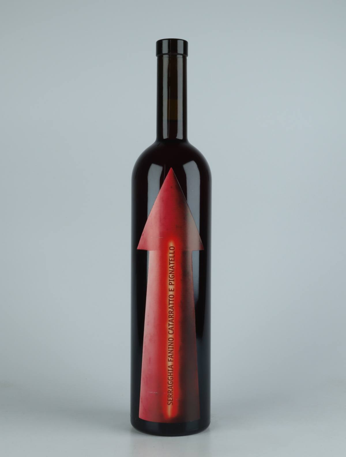 A bottle 2021 Serragghia Fanino Red wine from Gabrio Bini, Sicily in Italy