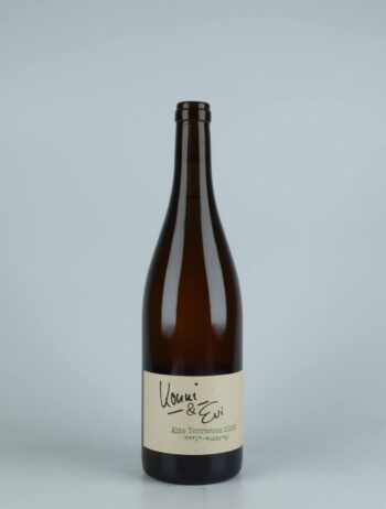 A bottle 2020 Alte Terrassen White wine from Konni &amp; Evi, Saale-Unstrut in Germany