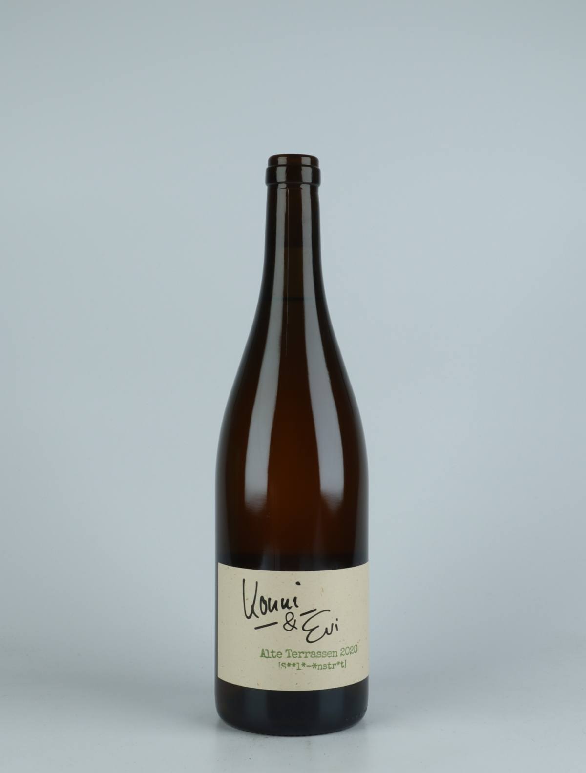 A bottle 2020 Alte Terrassen Hvidvin from Konni &amp; Evi, Saale-Unstrut in Tyskland