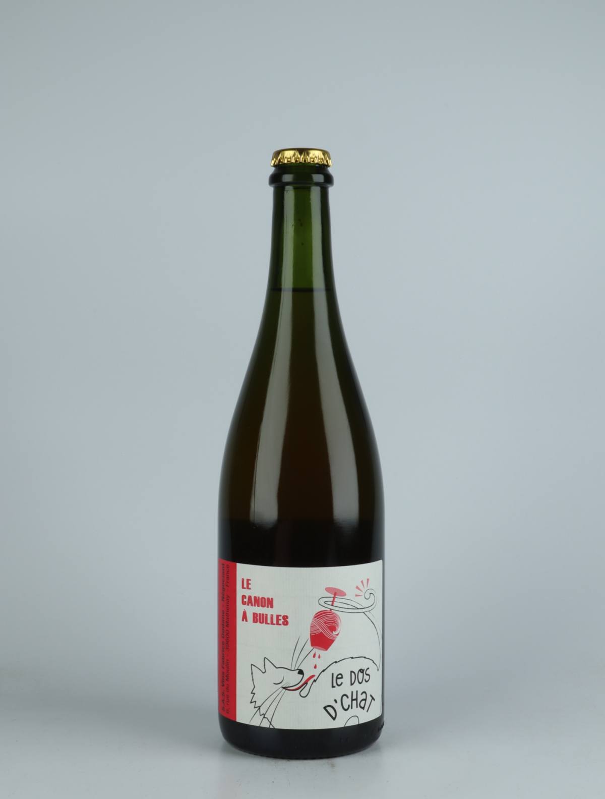 A bottle N.V. Le Canon a Bulle Sparkling from Fabrice Dodane, Jura in France