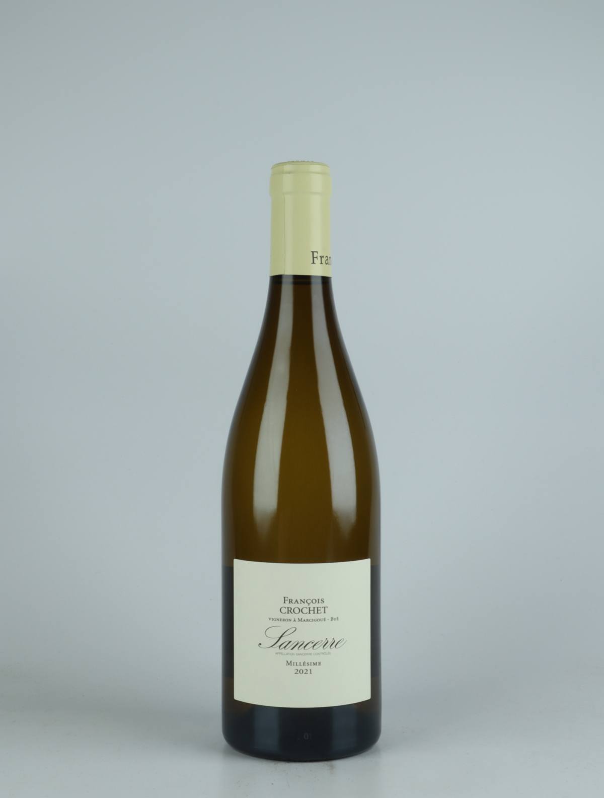 A bottle 2021 Sancerre White wine from François Crochet, Loire in France